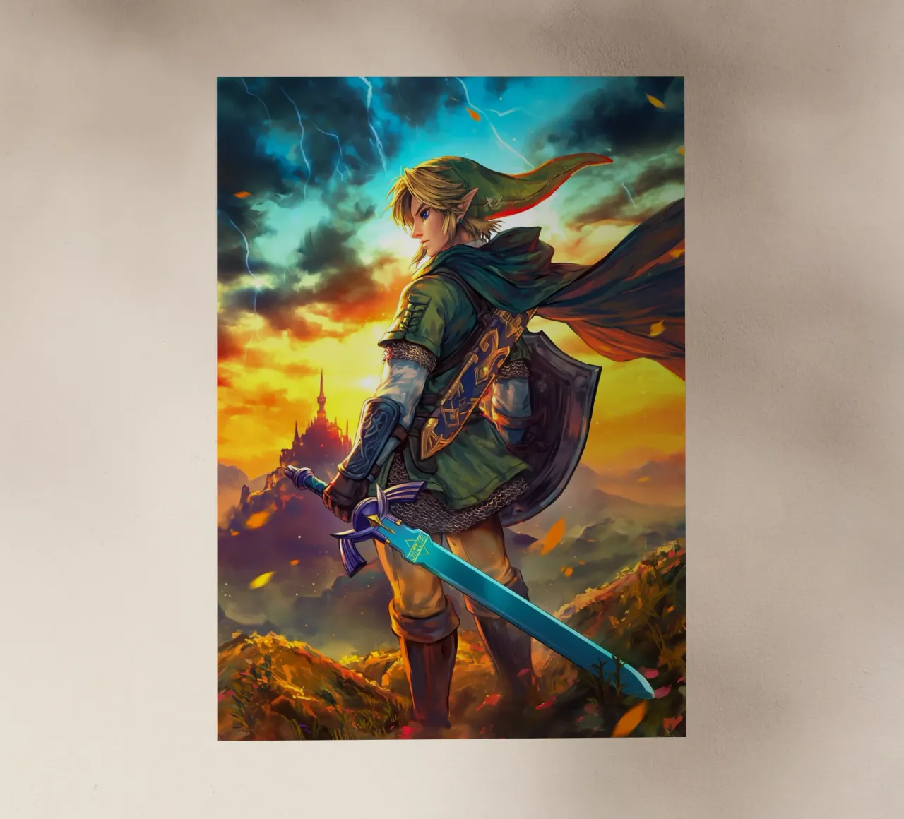 Link La leggenda di Zelda pellicola backlit da Fleur de Lys