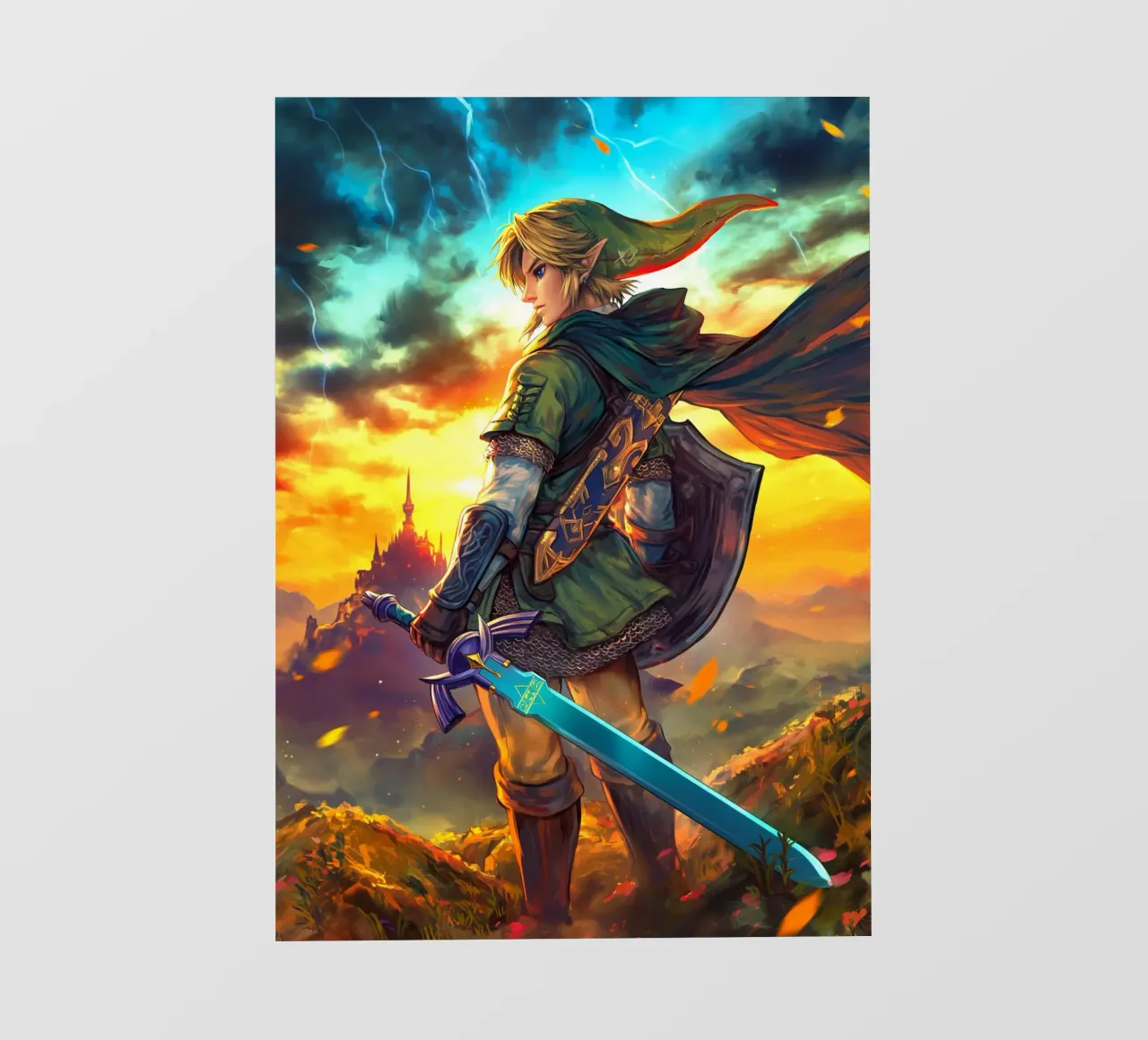 Link La leggenda di Zelda pellicola backlit da Fleur de Lys