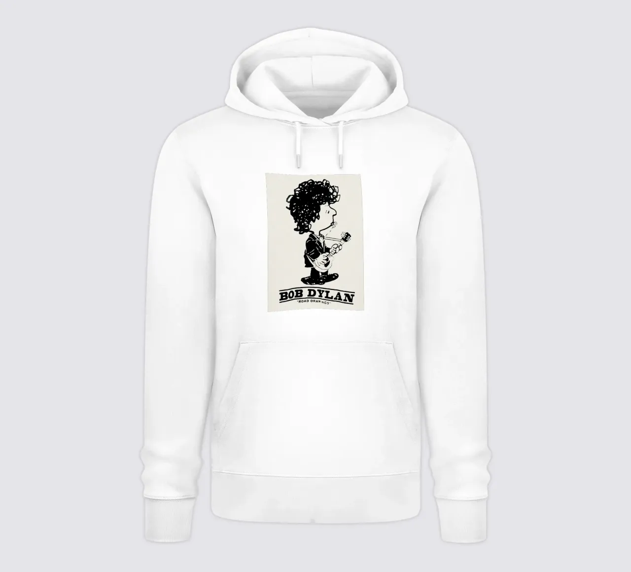 Ombre e melodie intricate felpa con cappuccio da xerico