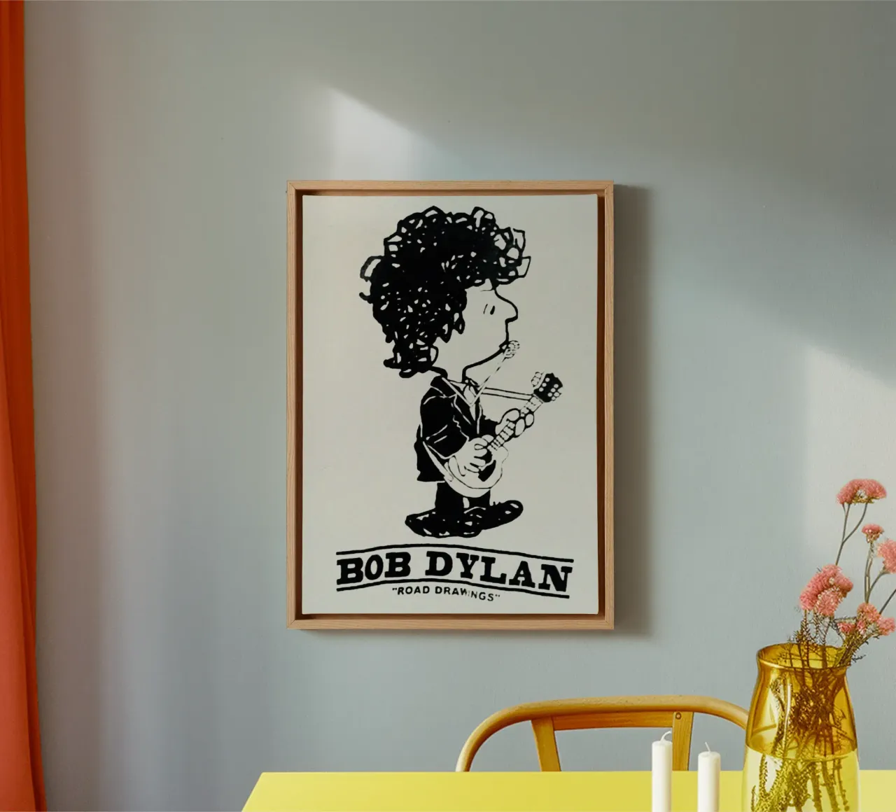 Schaduwen en verwarde melodieën canvas met Baklijst van xerico