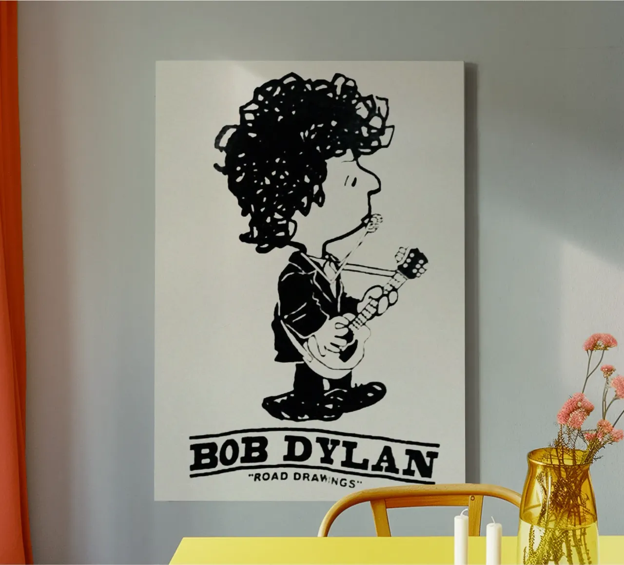 Schaduwen en verwarde melodieën canvas van xerico