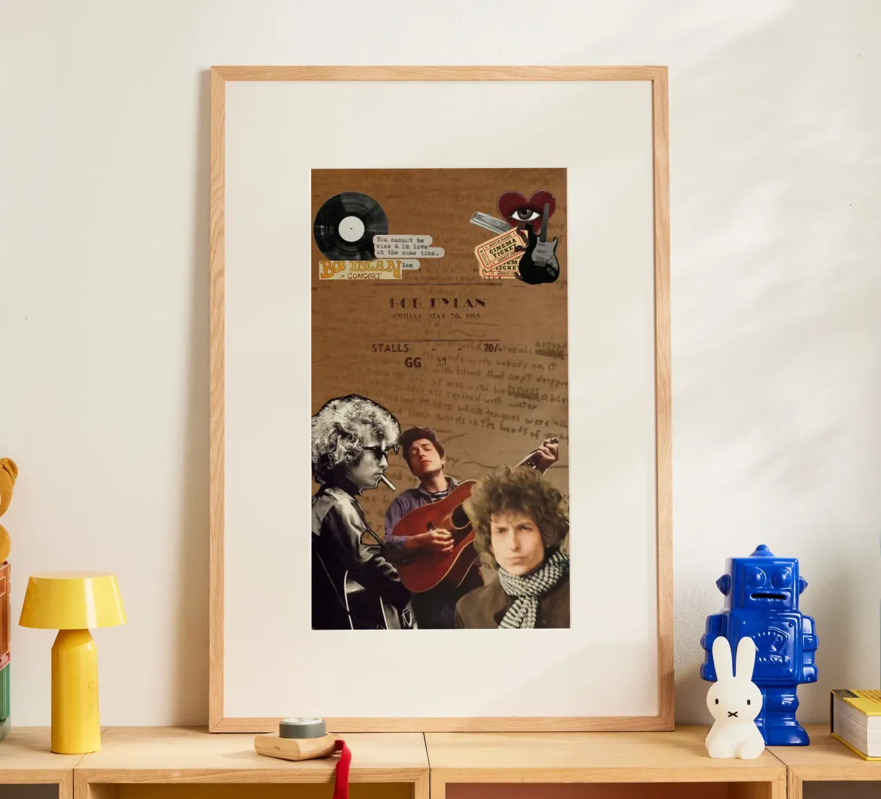 I tempi stanno cambiando poster con telaio in alluminio da xerico