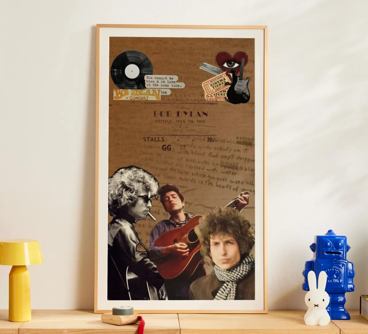 I tempi stanno cambiando poster con telaio in alluminio da xerico
