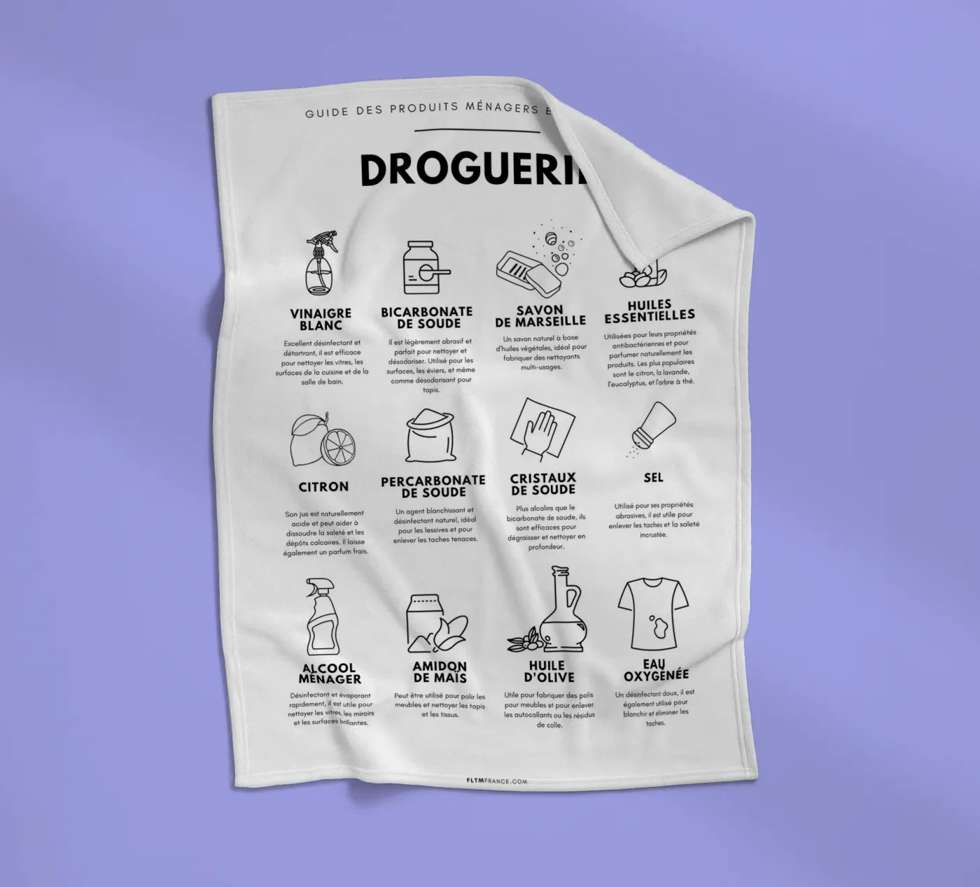 Drogisterij fleecedeken van fltmfrance
