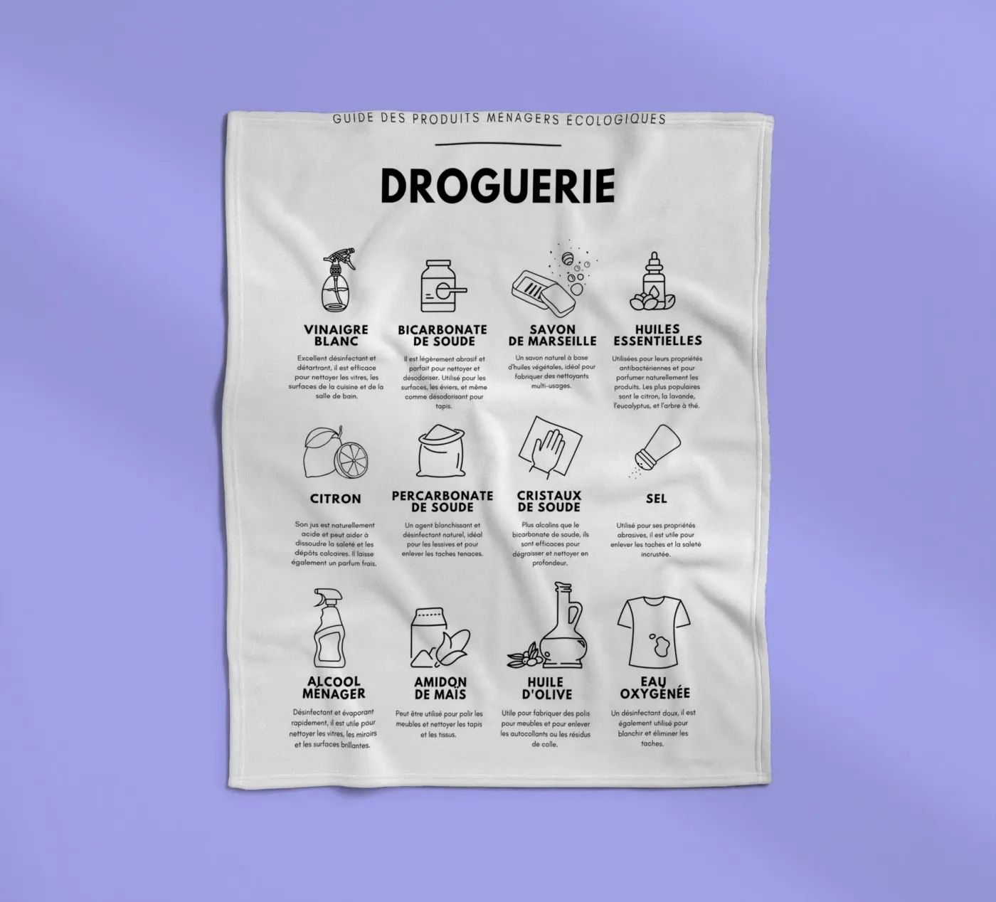 Drogisterij fleecedeken van fltmfrance
