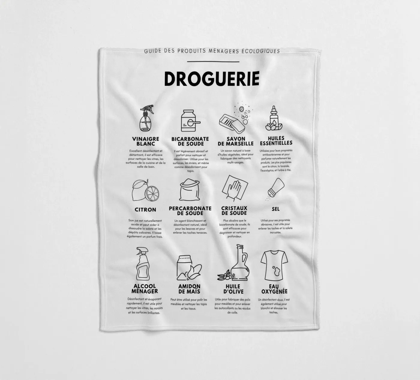 Drogisterij fleecedeken van fltmfrance