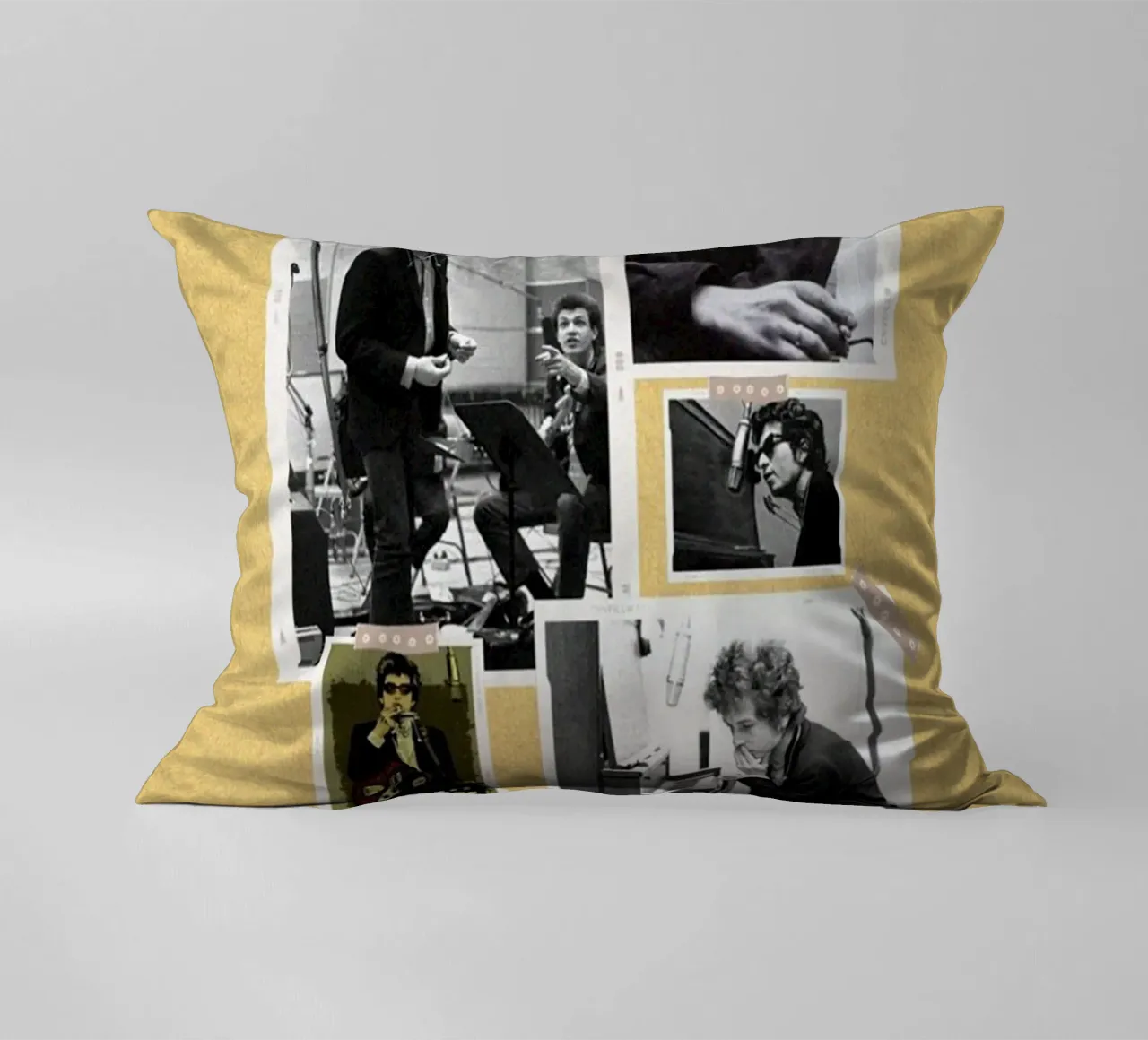 Wind and Strings in Motion decorative cushion by xerico