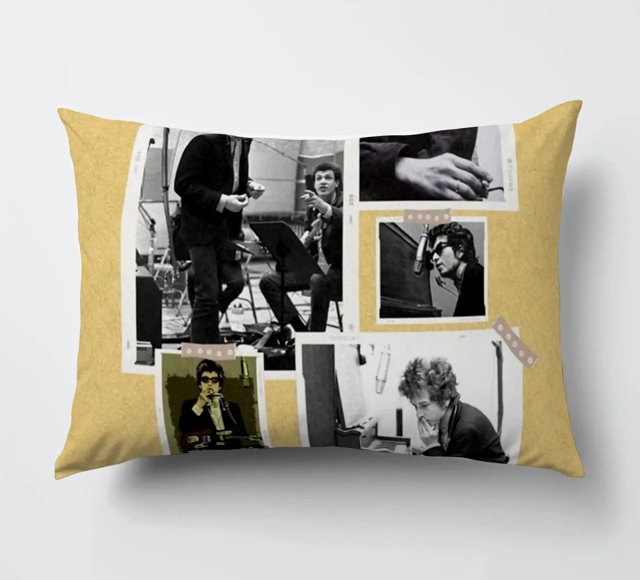 Wind and Strings in Motion decorative cushion by xerico