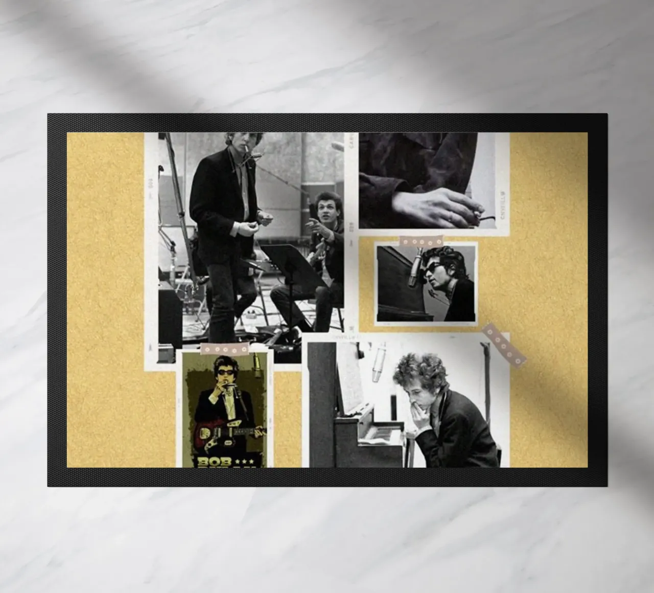 Wind and Strings in Motion doormat by xerico