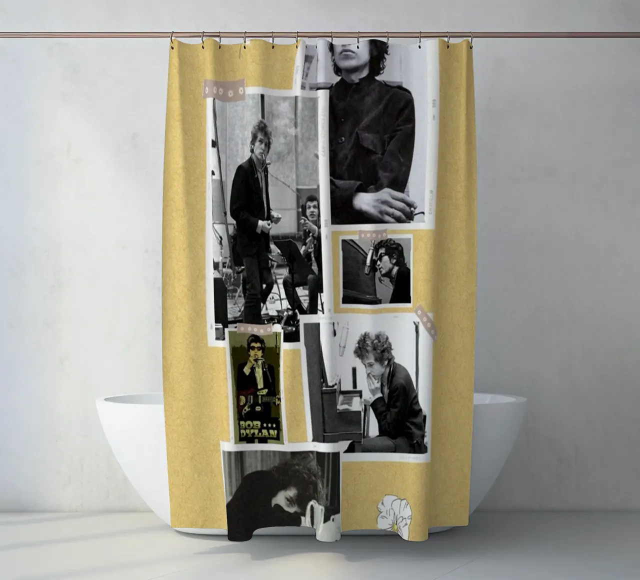 Wind and Strings in Motion shower curtain by xerico