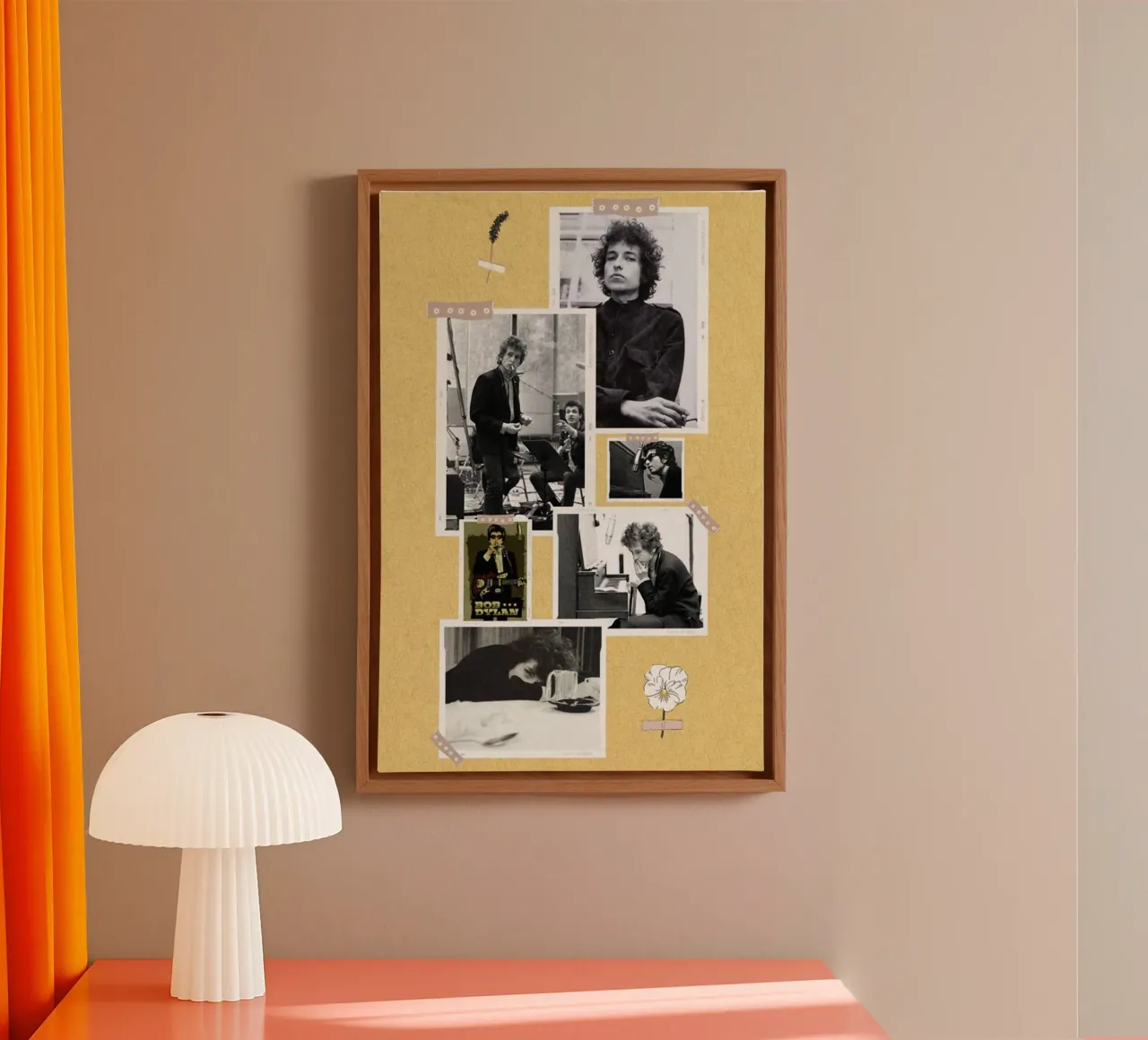 Wind and Strings in Motion canvas with Floater frame by xerico