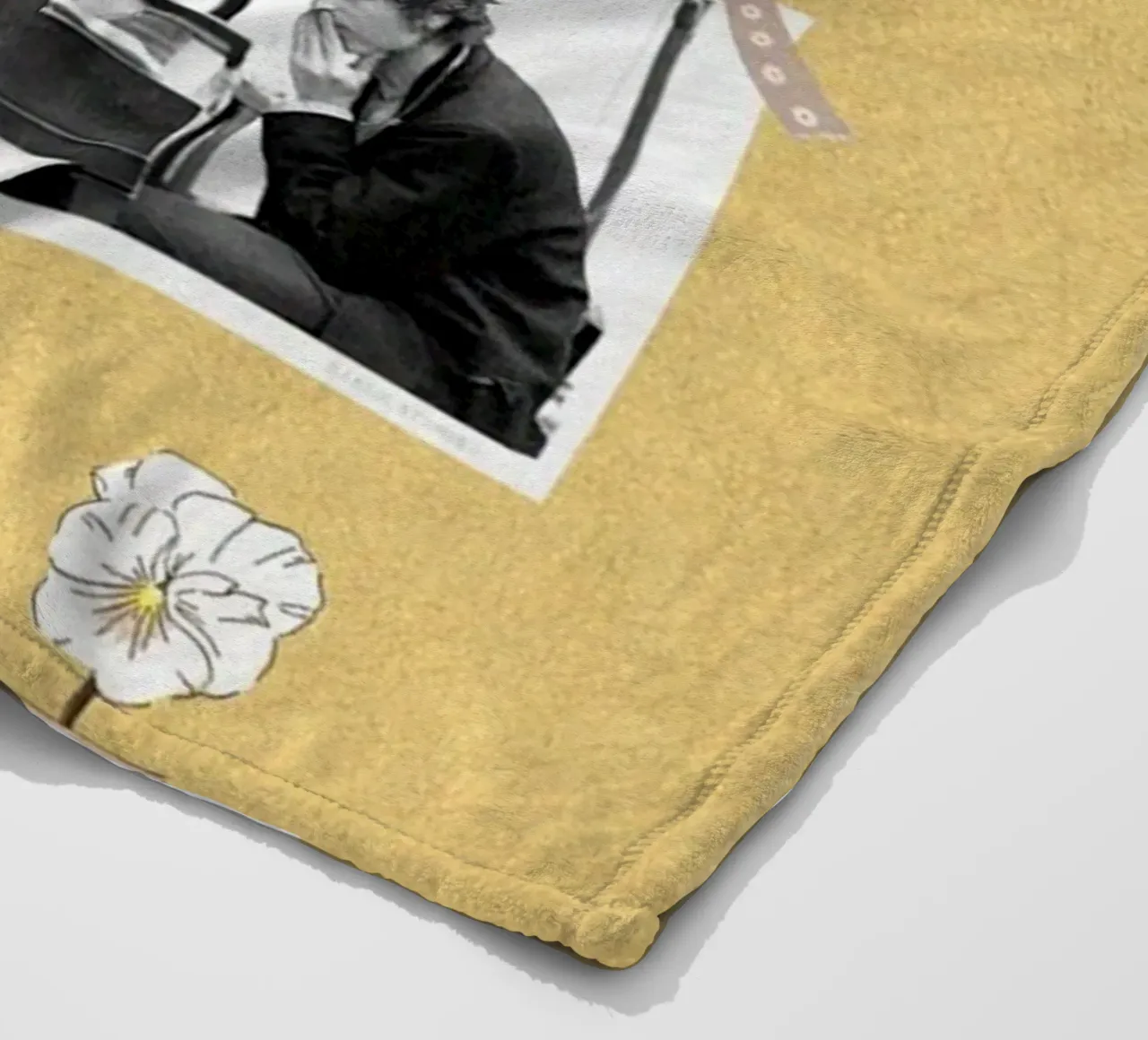Wind and Strings in Motion fleece blanket by xerico