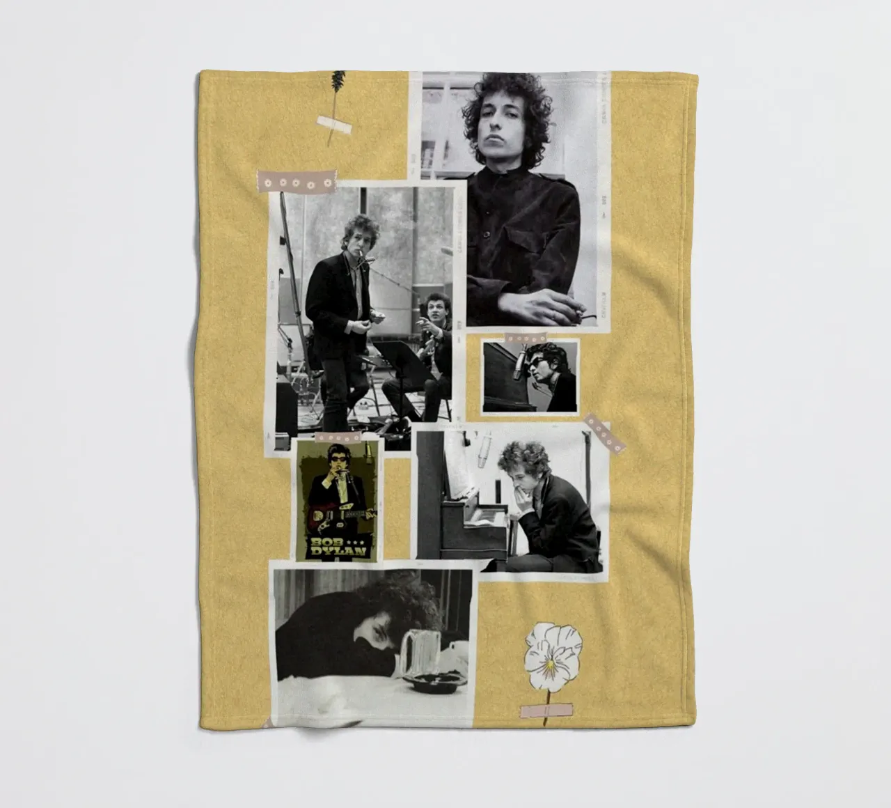 Wind and Strings in Motion fleece blanket by xerico