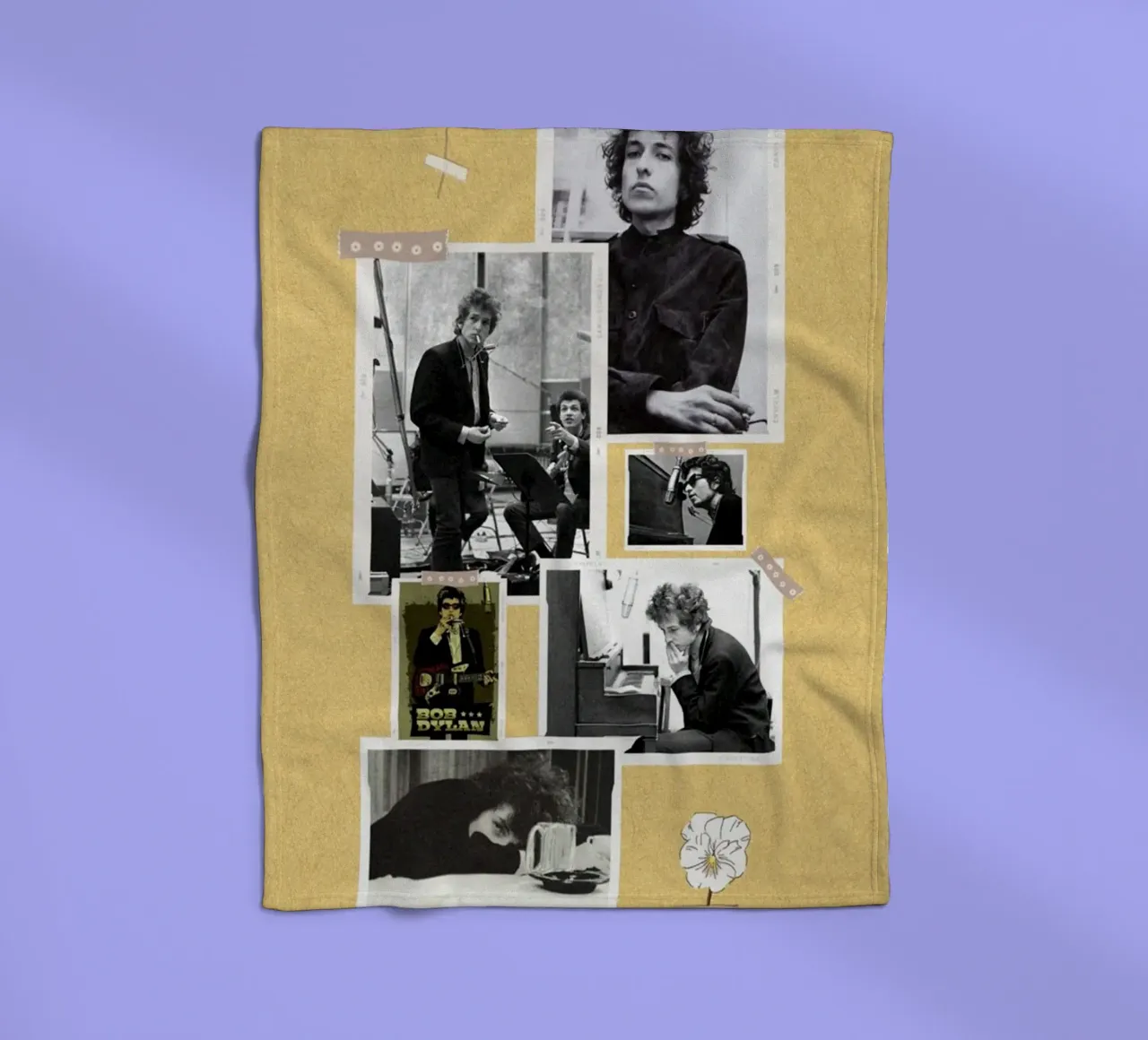 Wind and Strings in Motion fleece blanket by xerico