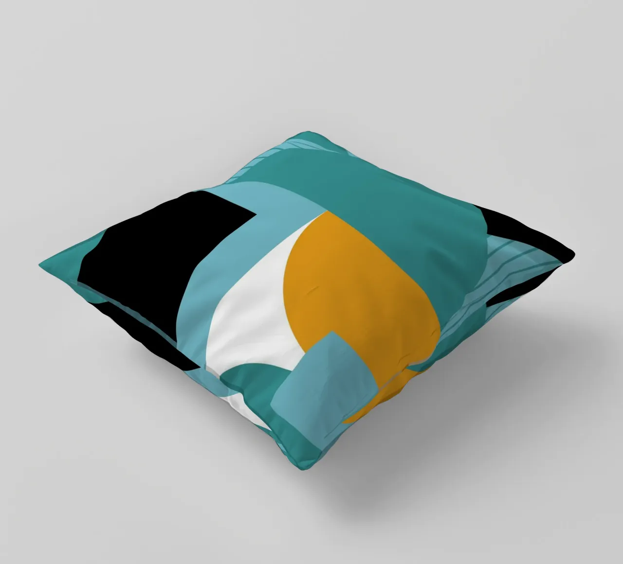 Forme geometriche retro art cuscino da Casa Calm