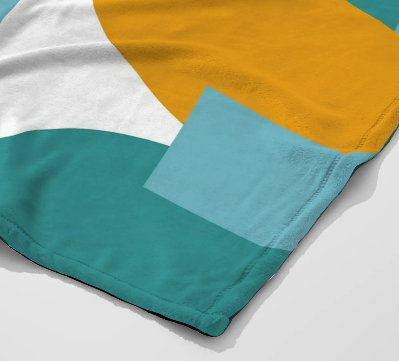 Forme geometriche retro art coperta in pile da Casa Calm