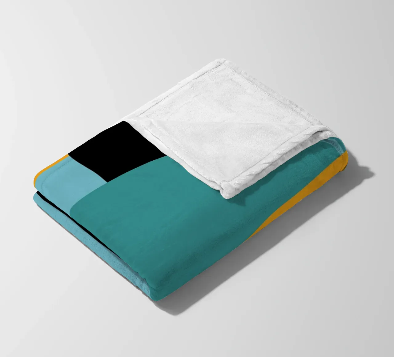 Forme geometriche retro art coperta in pile da Casa Calm