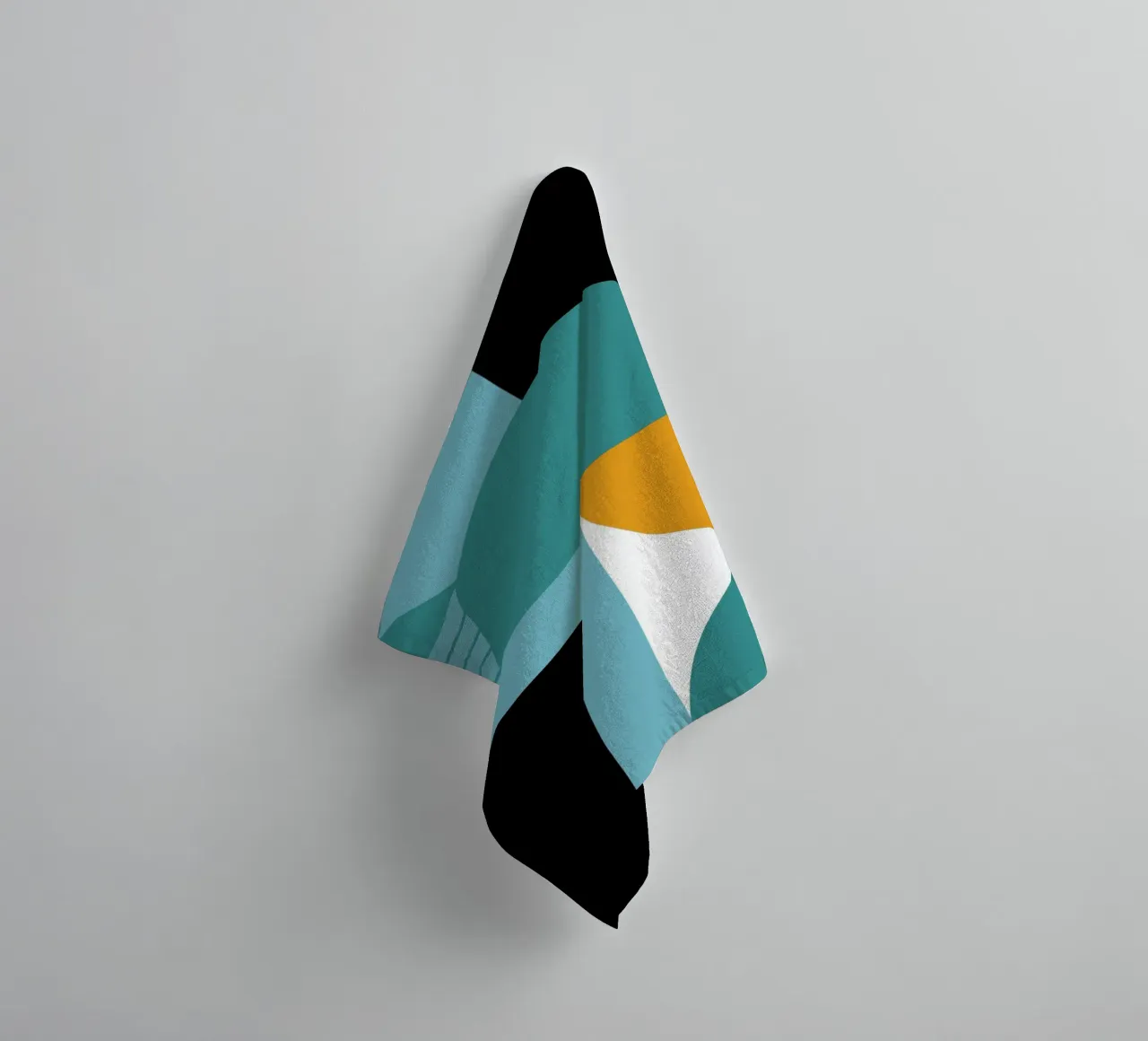 Forme geometriche retro art asciugamano da bagno da Casa Calm