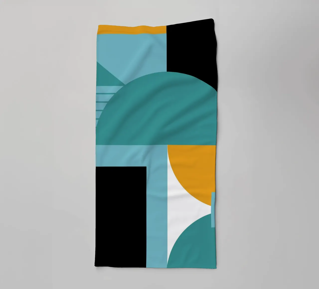 Forme geometriche retro art asciugamano da bagno da Casa Calm