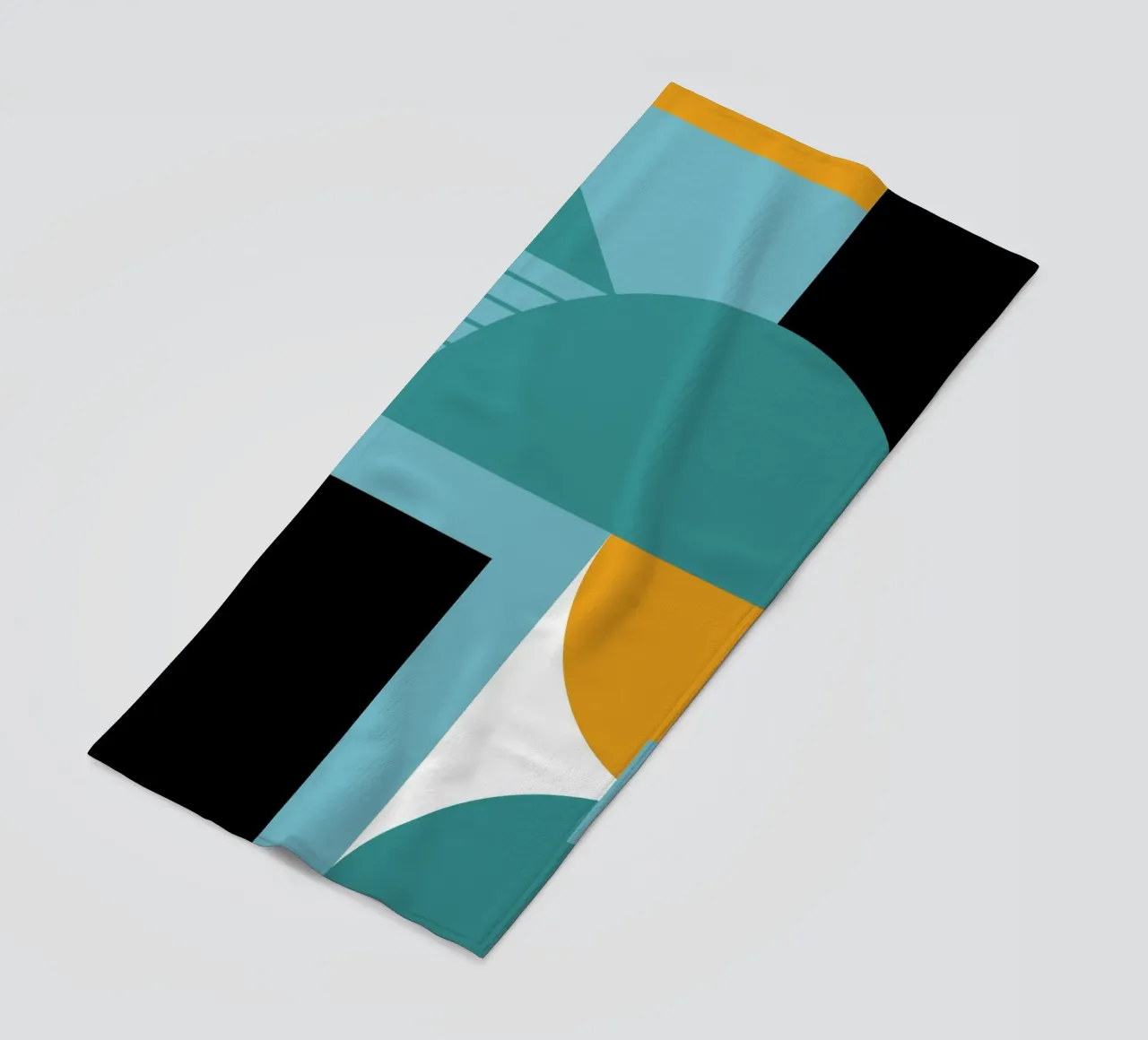 Forme geometriche retro art telo mare da Casa Calm