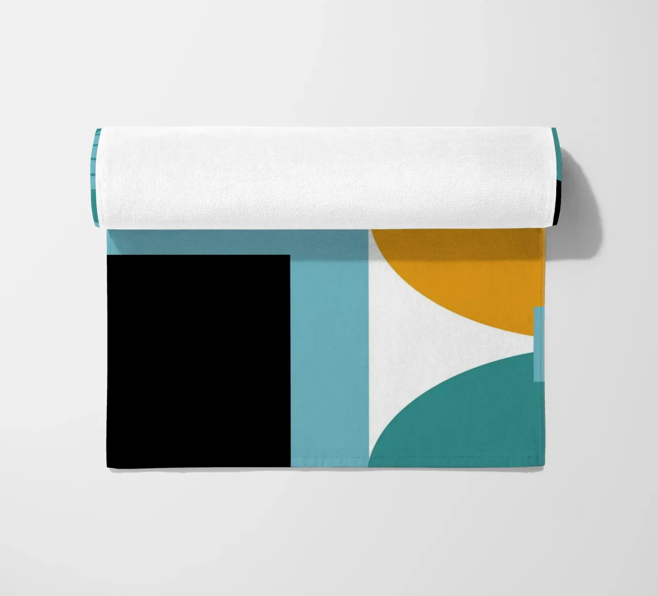 Forme geometriche retro art telo mare da Casa Calm