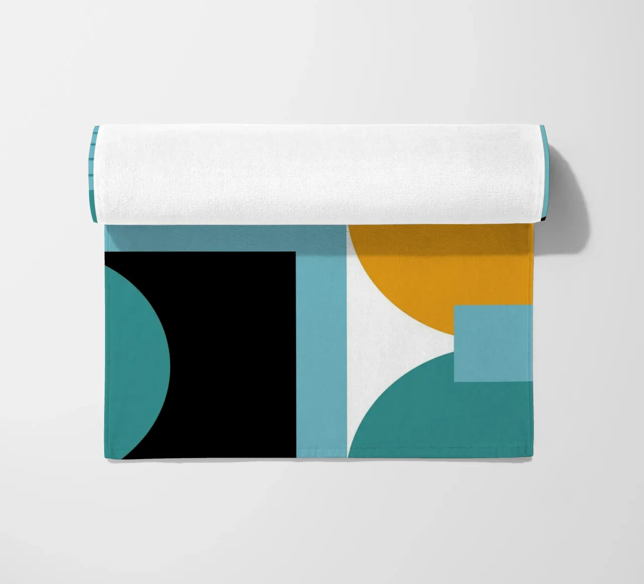 Forme geometriche retro art telo mare da Casa Calm