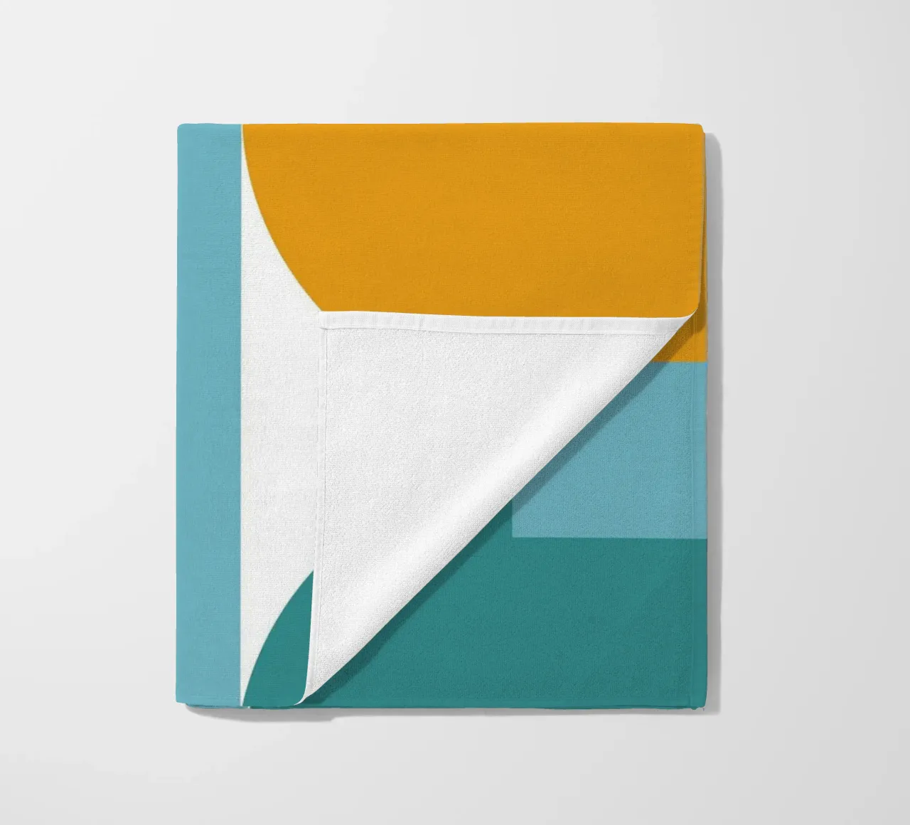 Forme geometriche retro art telo mare da Casa Calm