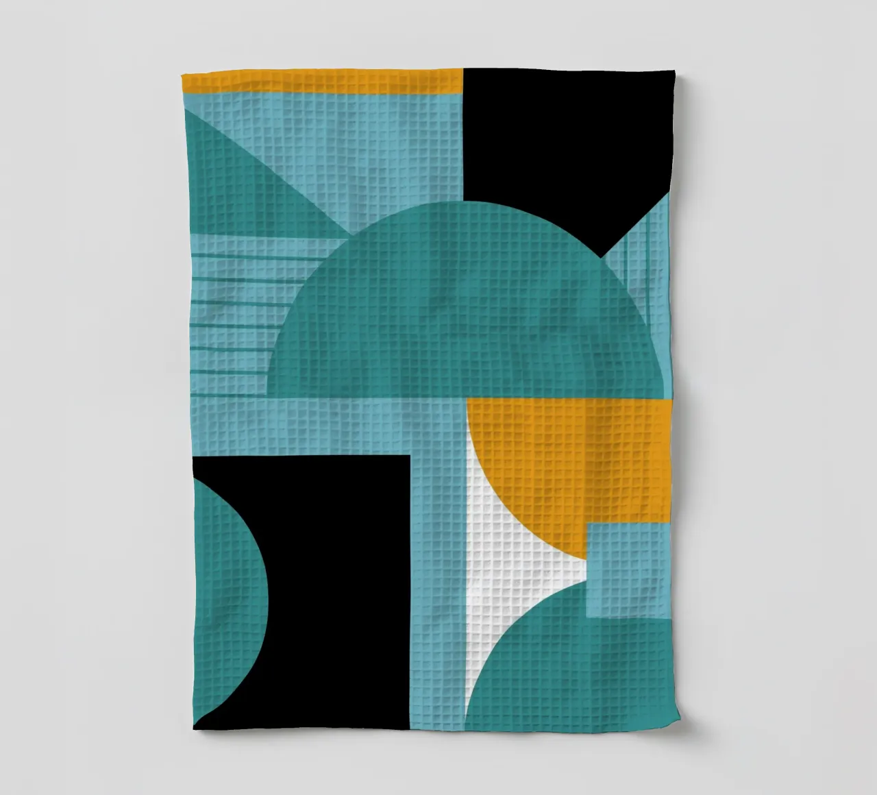 Forme geometriche retro art canovaccio da cucina da Casa Calm