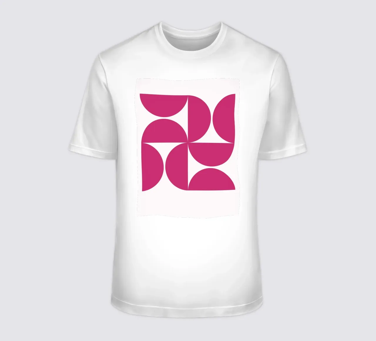 Design geometrico moderno e retrò t-shirt da Casa Calm