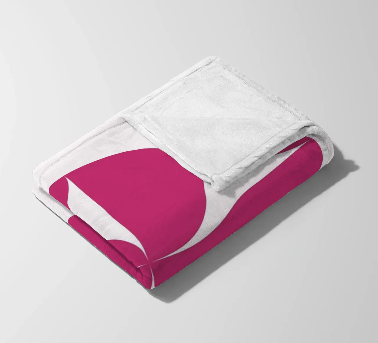 Design geometrico moderno e retrò coperta in pile da Casa Calm