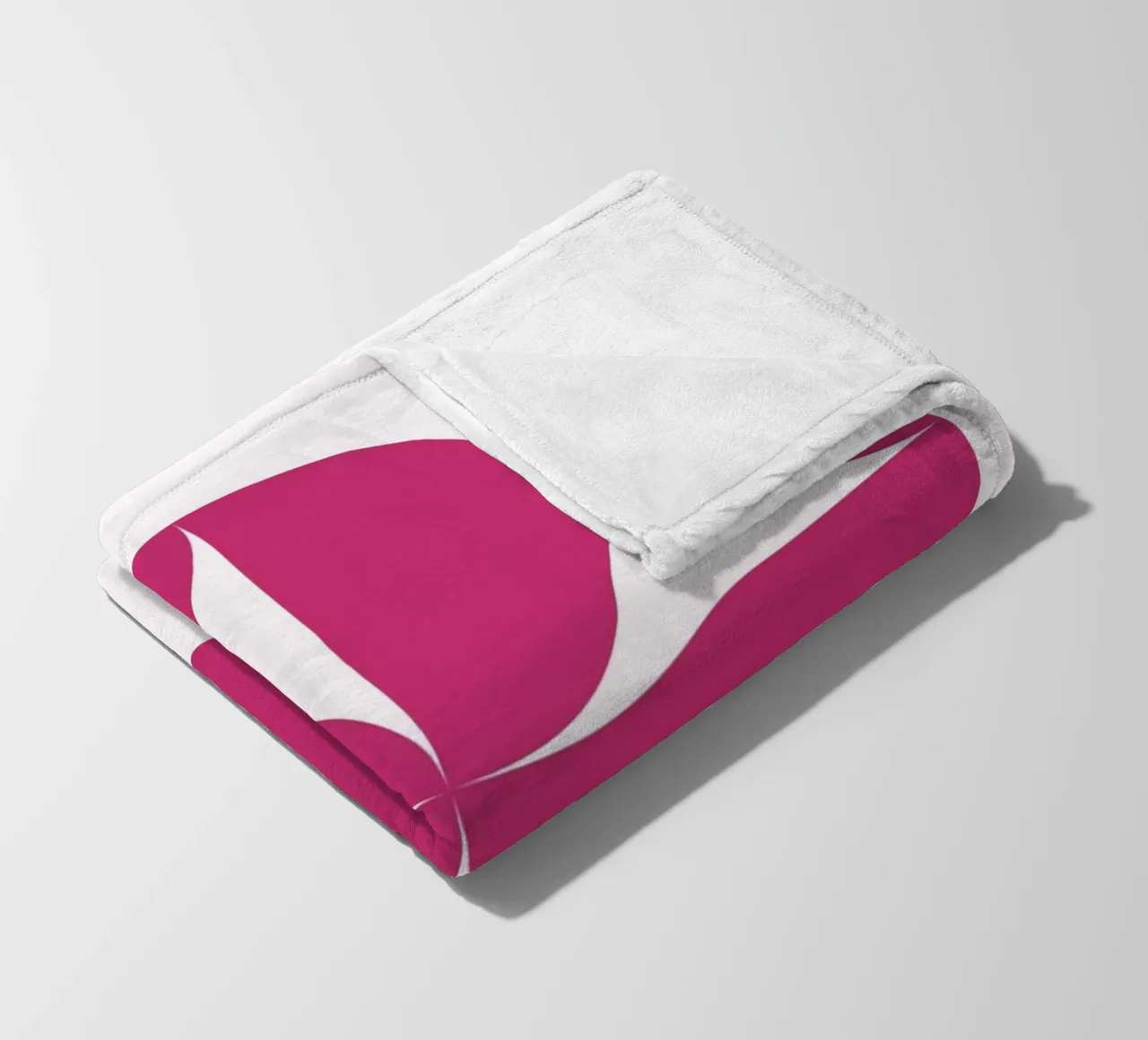 Design geometrico moderno e retrò coperta in pile da Casa Calm