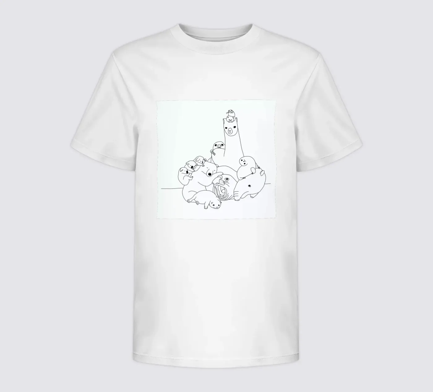 Animaux t-shirt bambini da Herzette