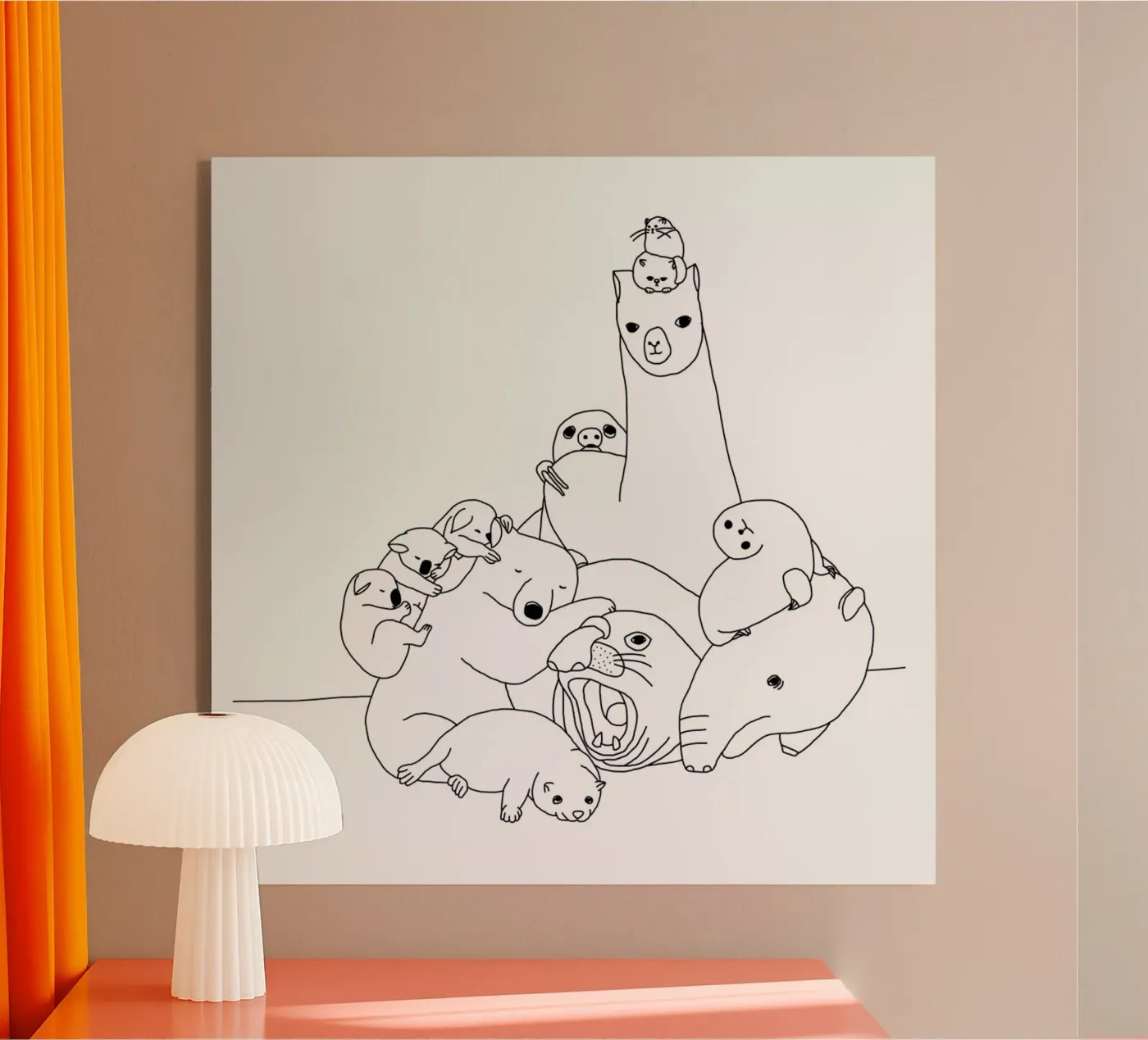 Animaux plexiglas de Herzette