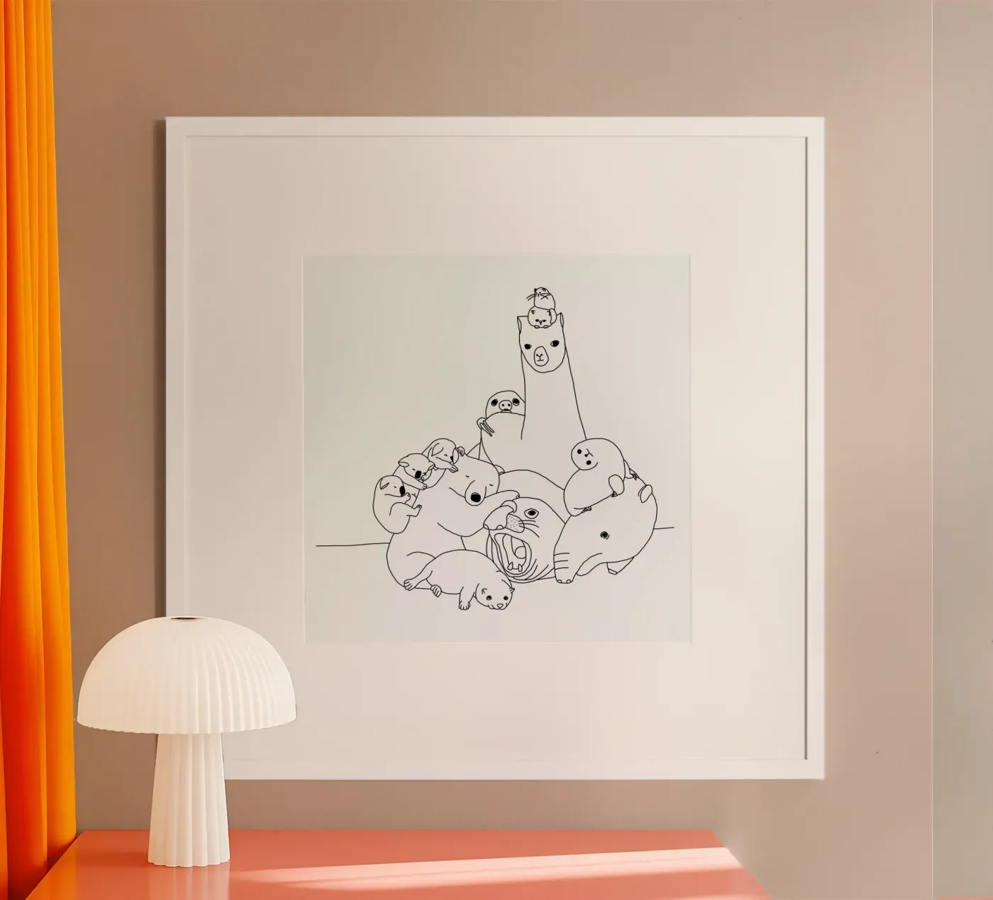 Animaux Poster von Herzette