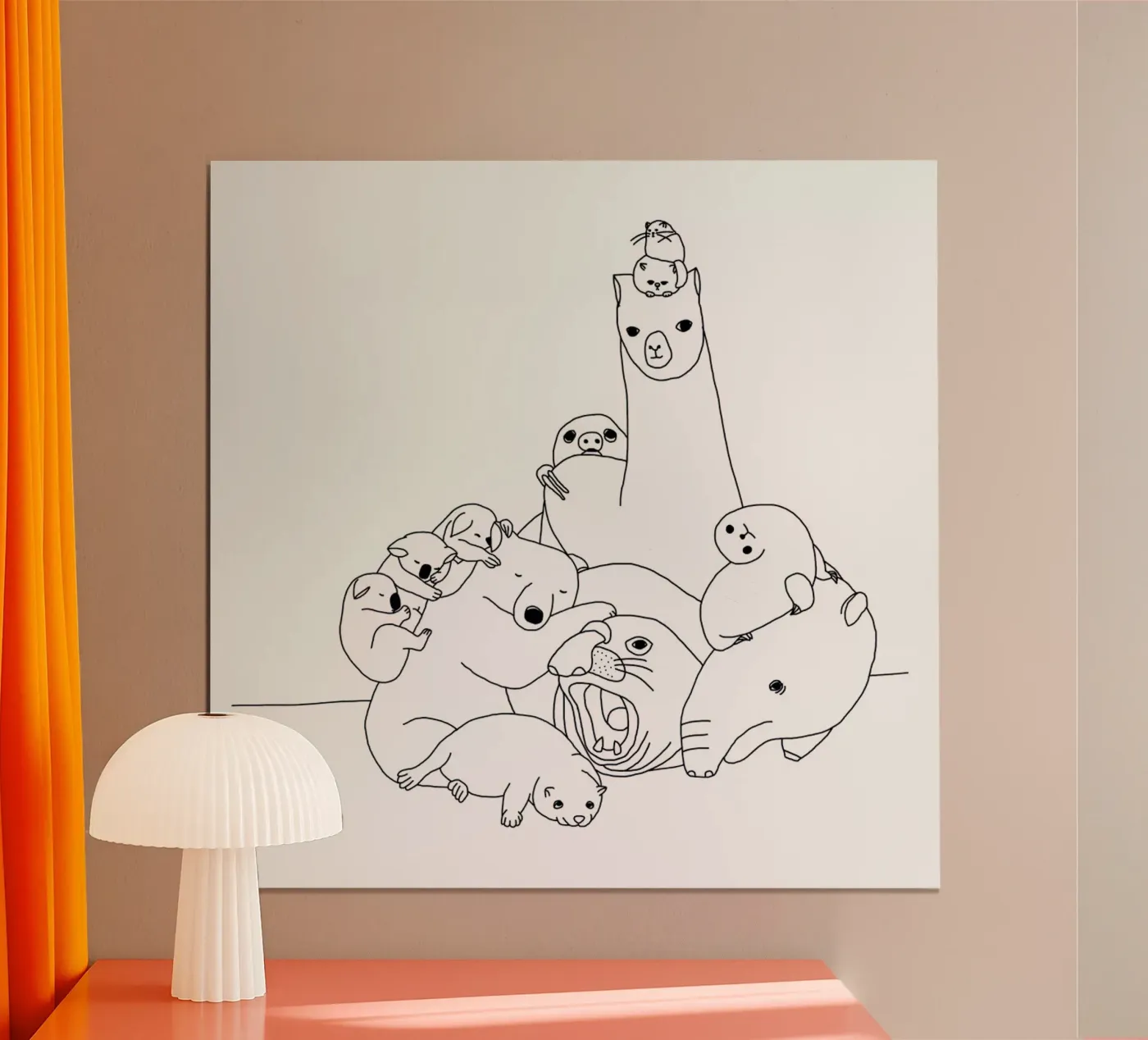 Animaux Poster von Herzette