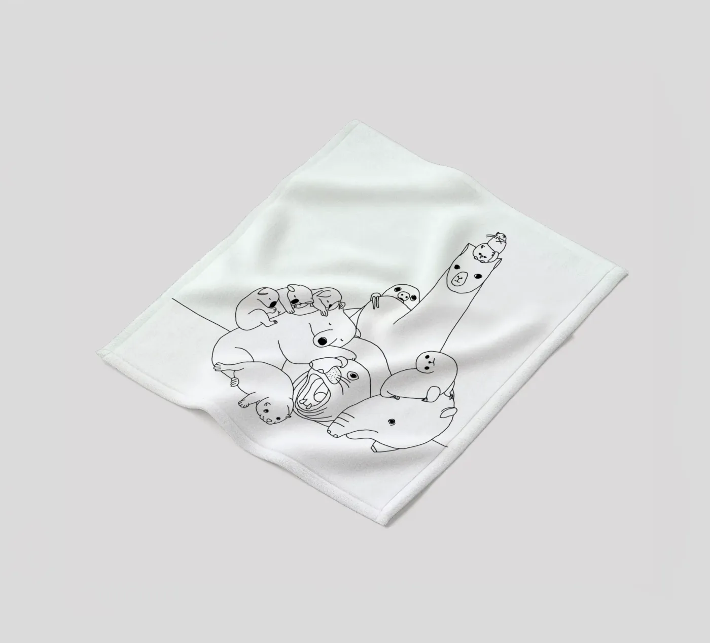 Animaux Fleecedecke von Herzette