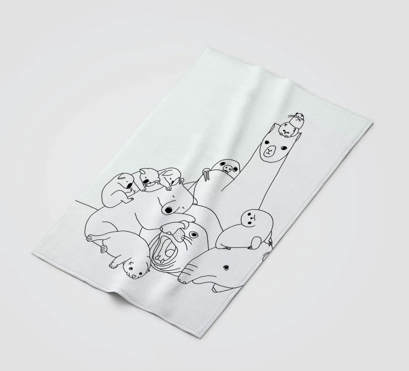 Animaux Fleecedecke von Herzette