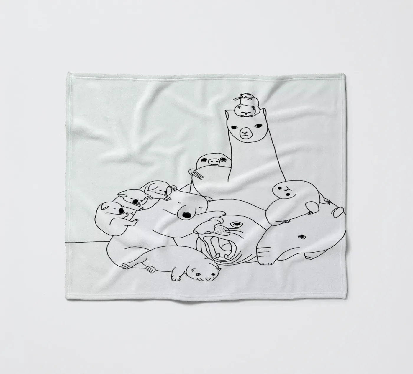 Animaux Fleecedecke von Herzette