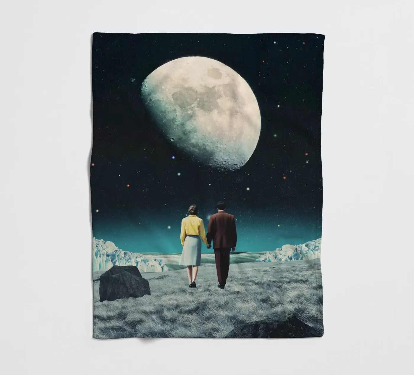 Samen fleecedeken van Dapidoka