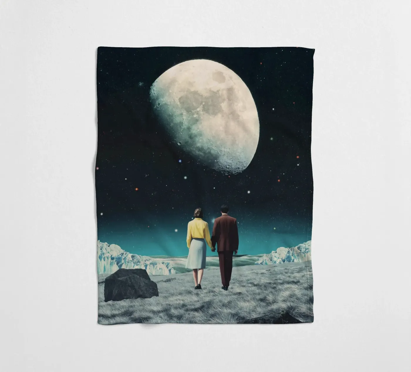 Samen fleecedeken van Dapidoka