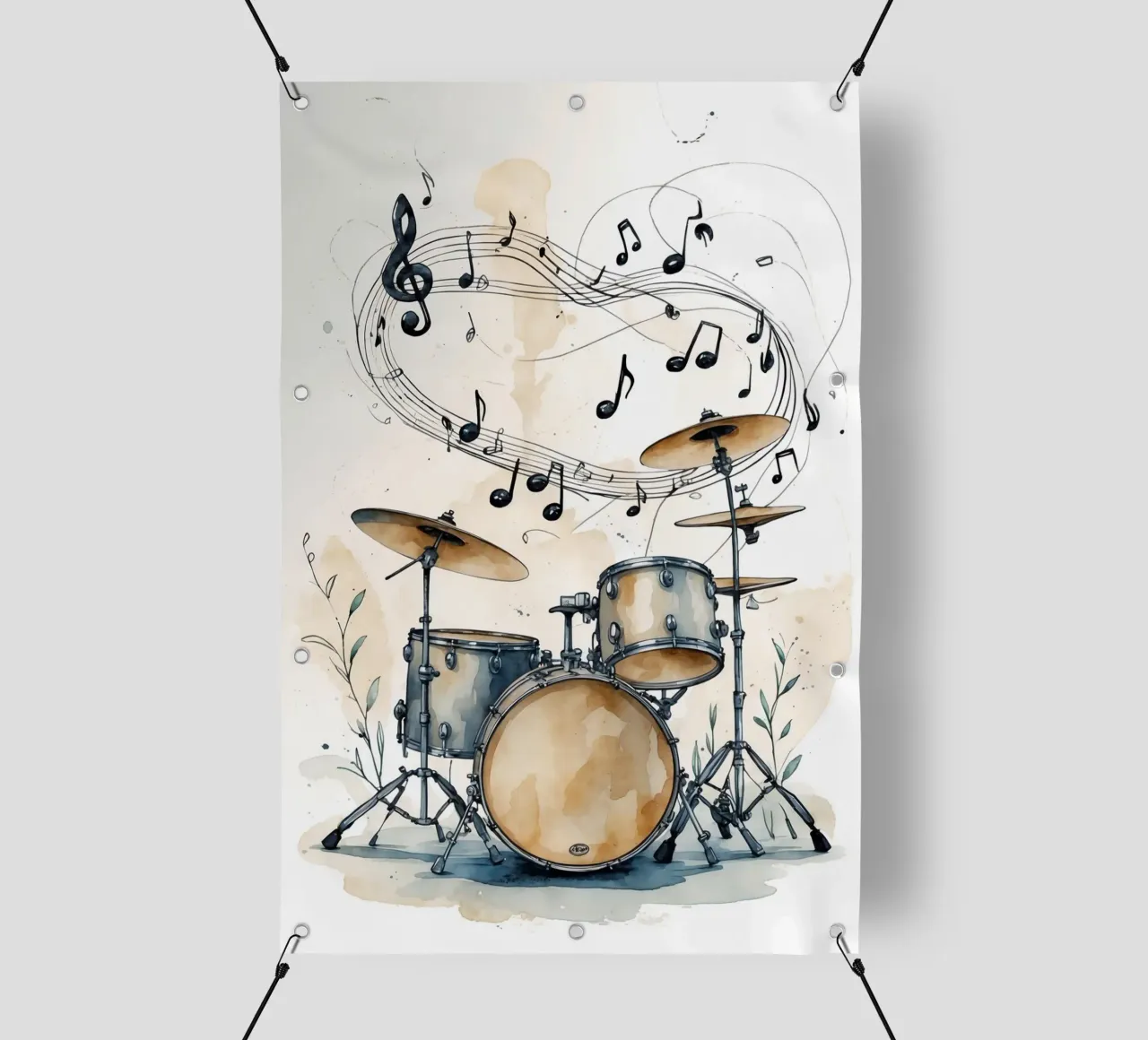 Drums Instrumen telo in pvc da Jeff Studio