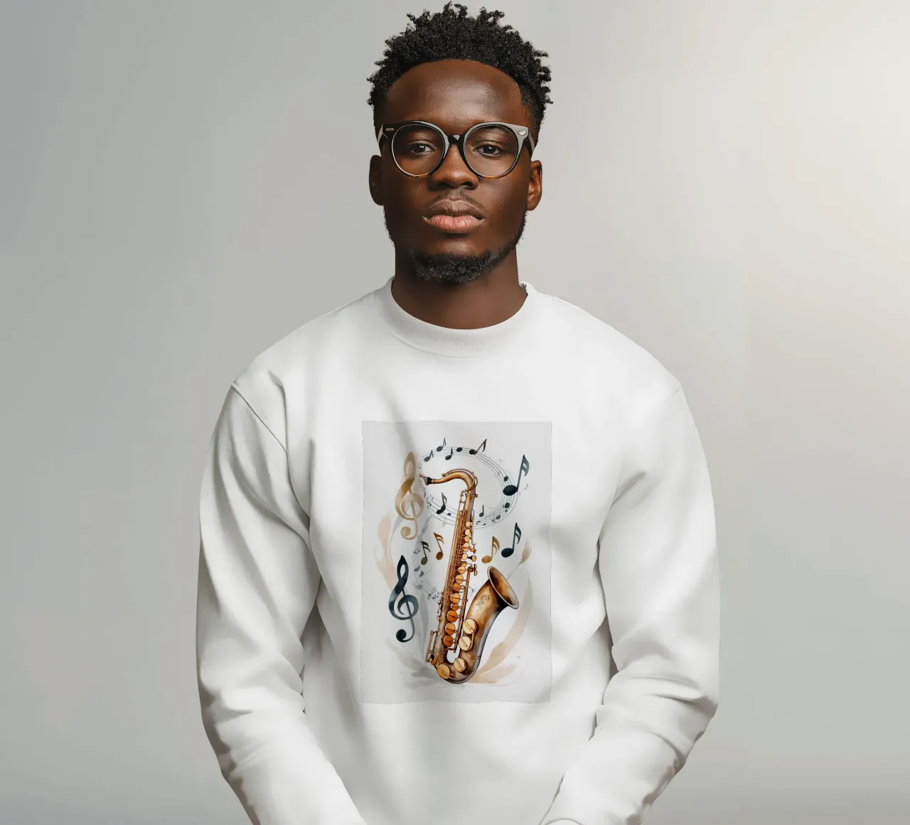 Saxophone Instrumen felpa da Jeff Studio