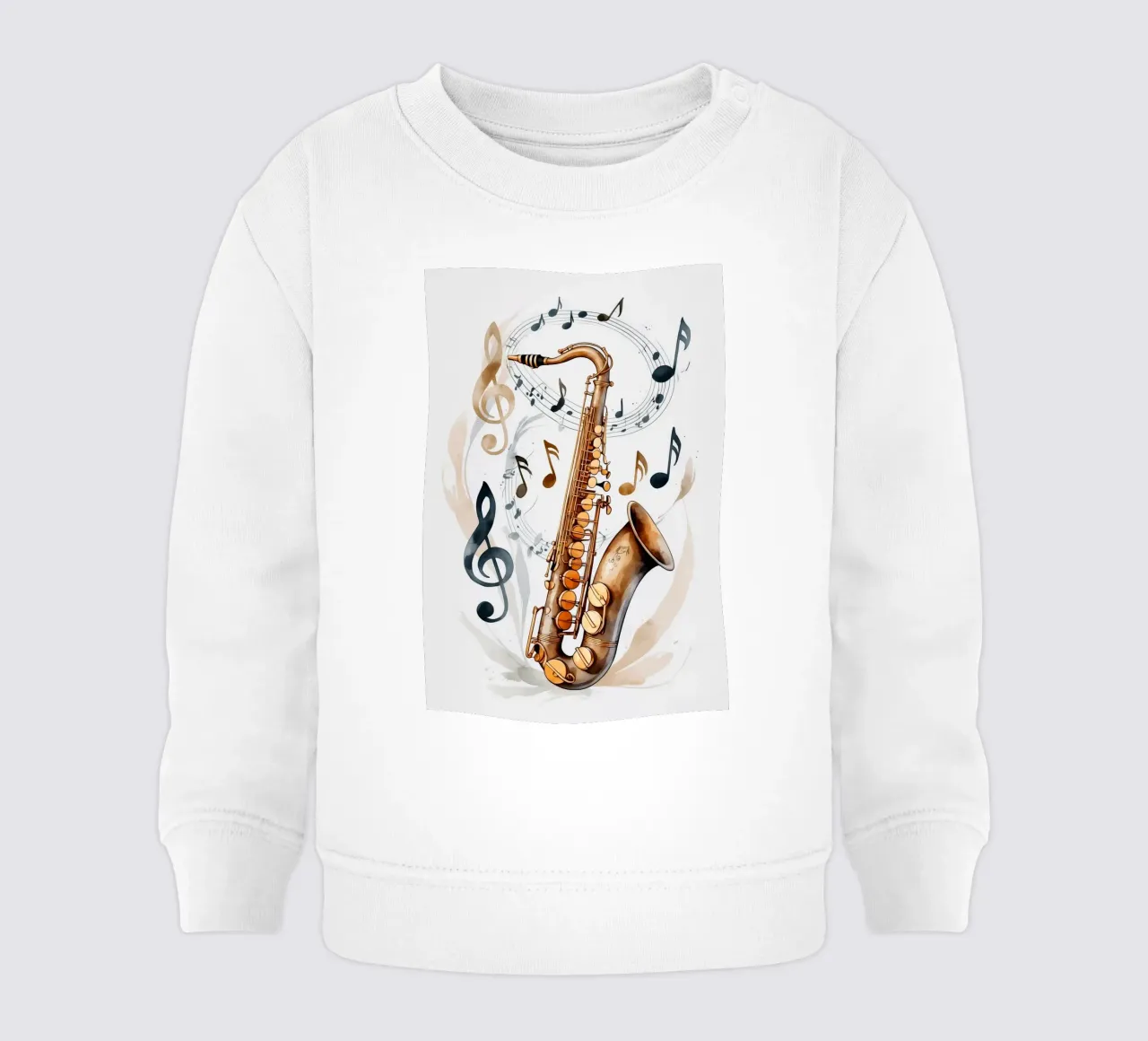 Saxophone Instrumen felpa neonato da Jeff Studio