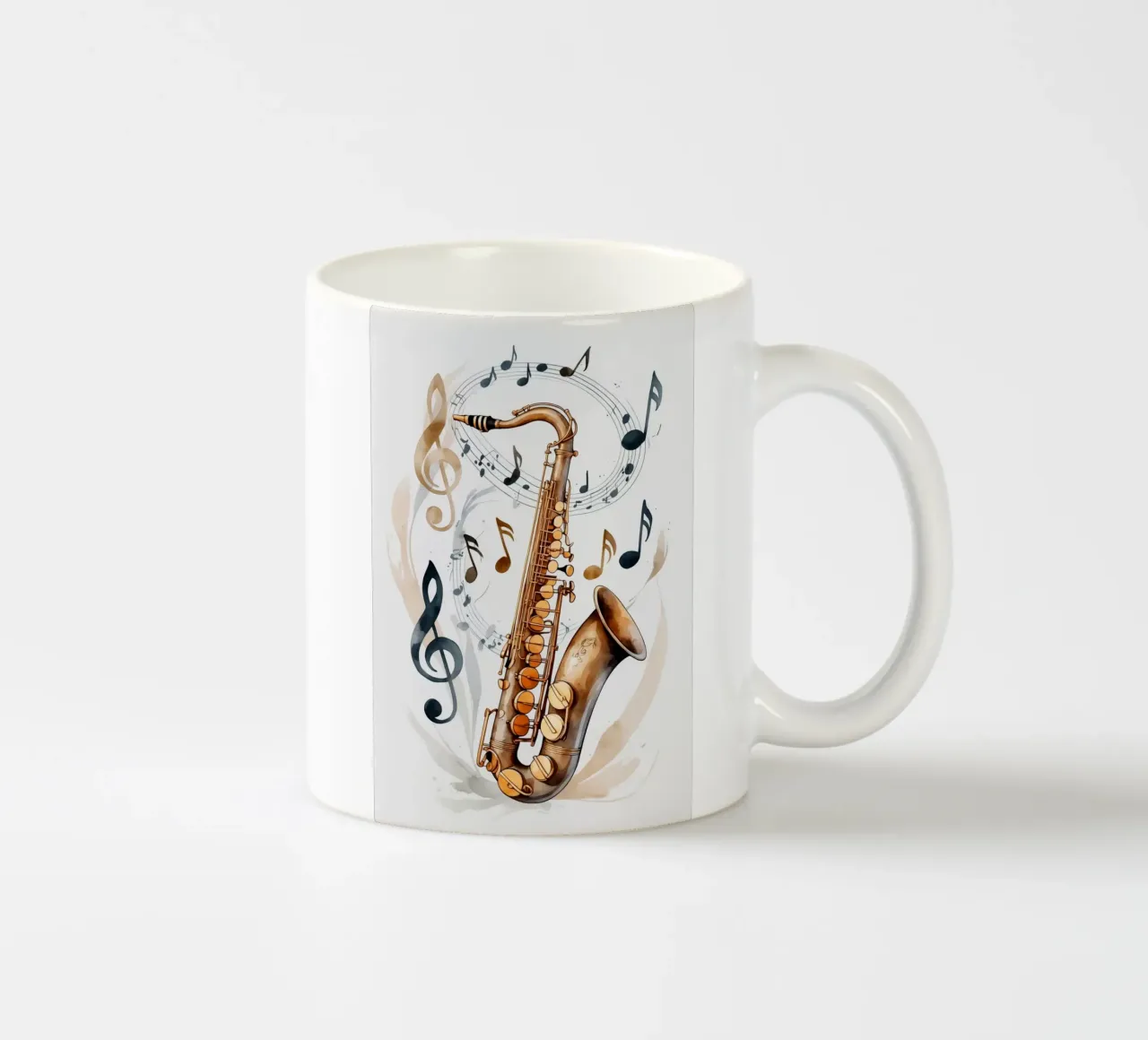 Saxophone Instrumen tazza in ceramica da Jeff Studio