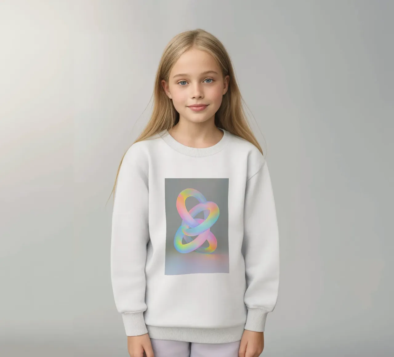 Irradiant circles kids sweatshirt by LeDieg