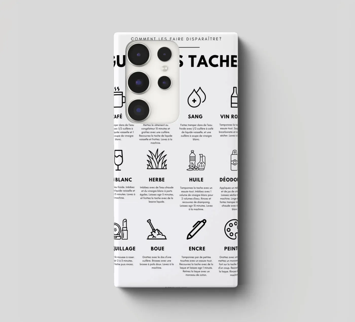 Guide des taches coque samsung de fltmfrance