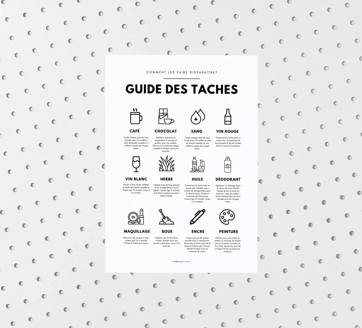 Taakgids sticker van fltmfrance
