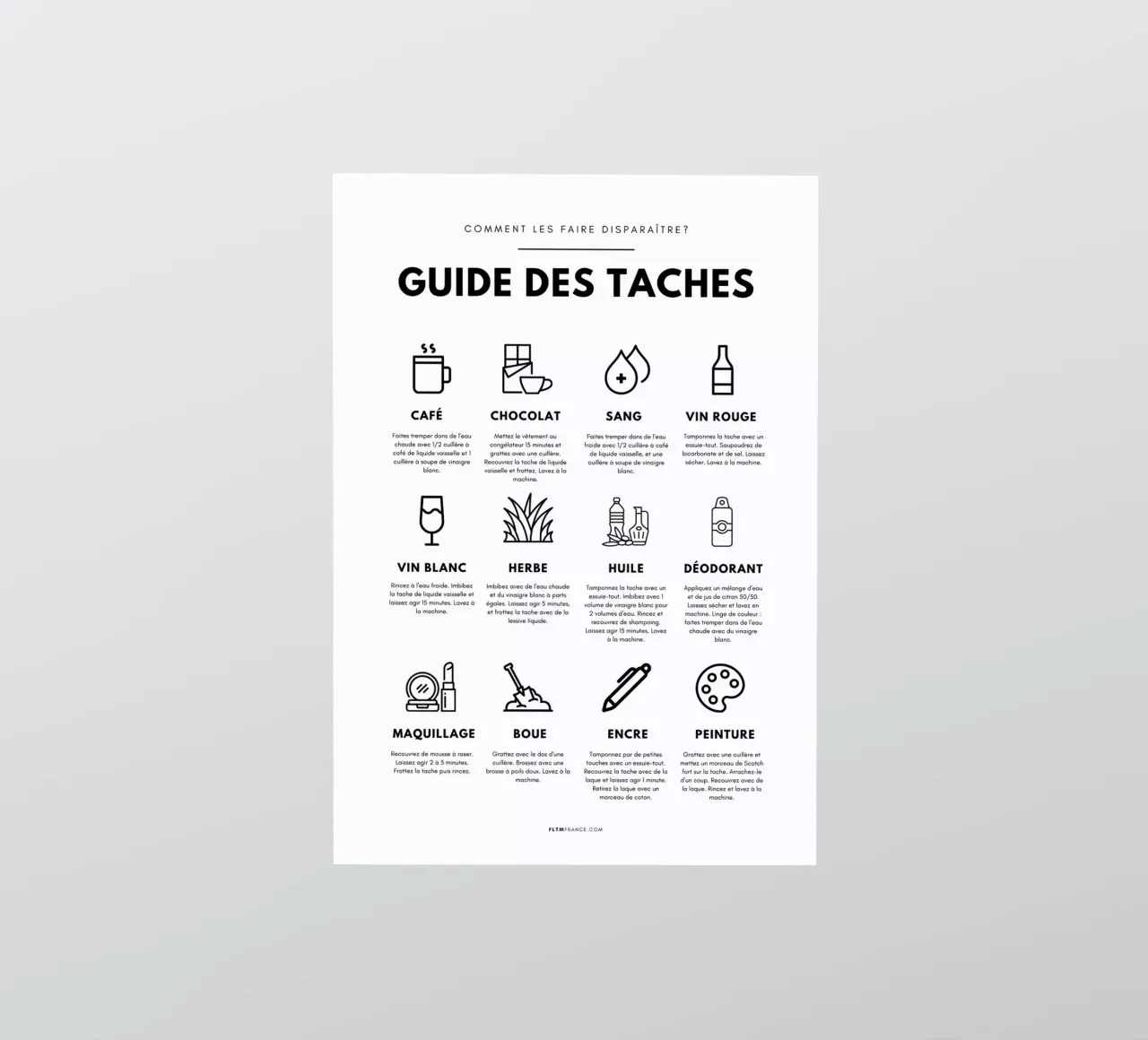 Task guide autocollant de fltmfrance