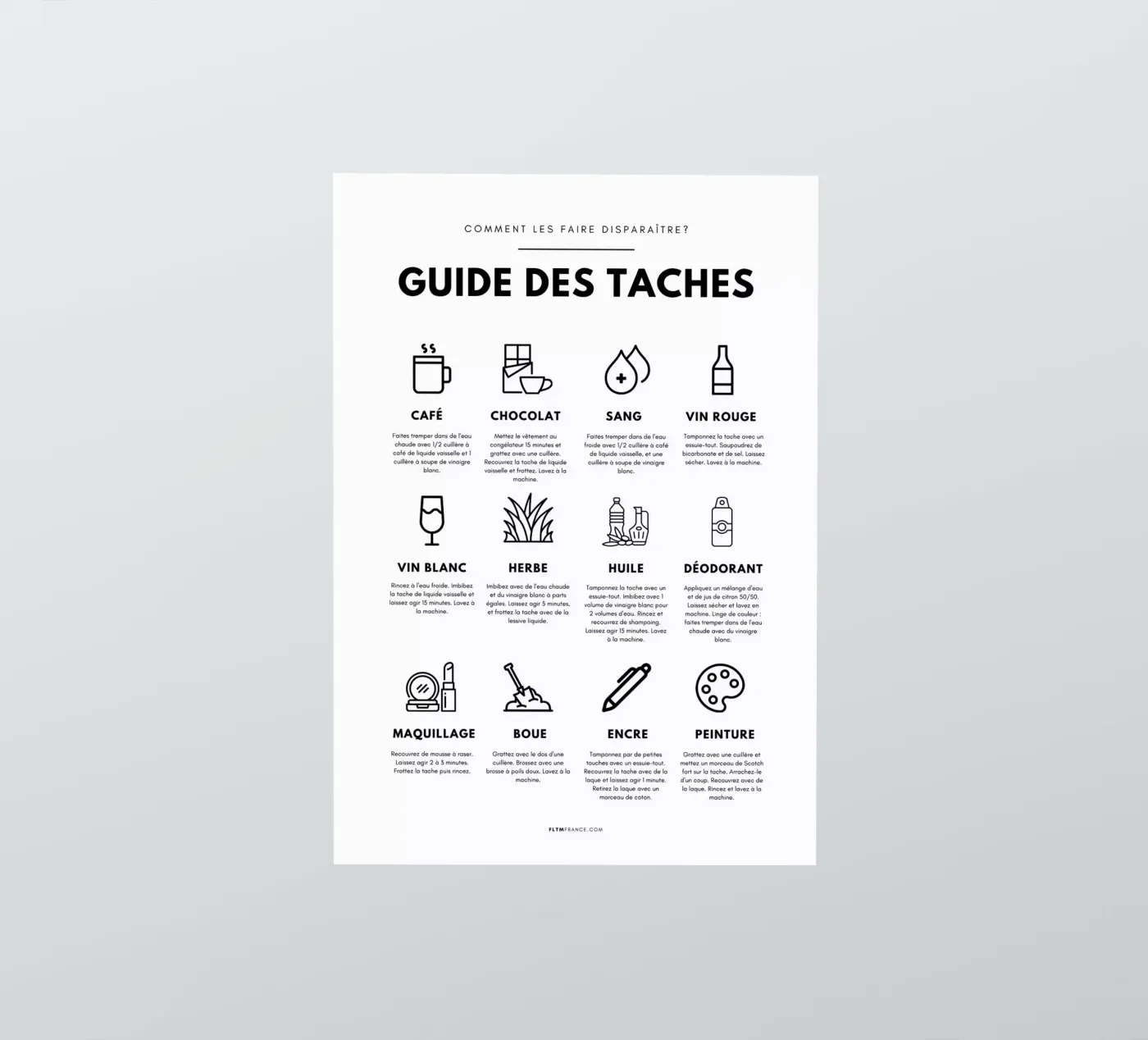 Taakgids sticker van fltmfrance