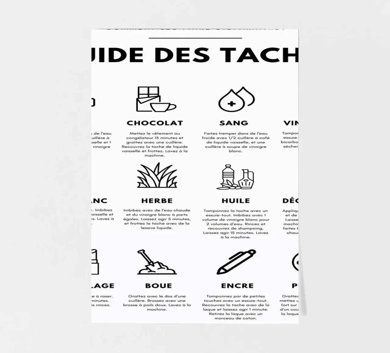 Task guide Stickerbogen von fltmfrance